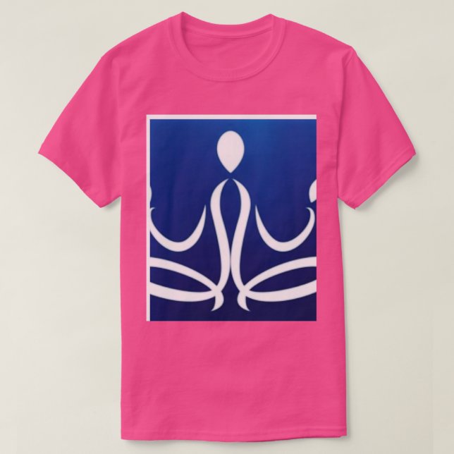 Camiseta forma de relajación de yoga (Diseño del anverso)