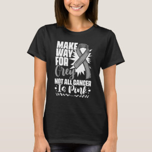Camiseta Forma De Sobrevivir A La Cinta Gris Tumor Cerebral