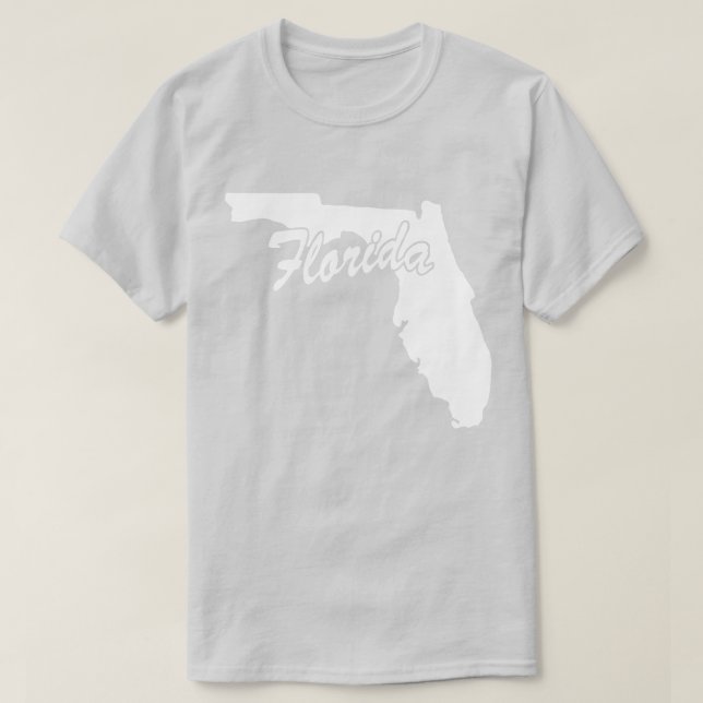 Camiseta Forma Estado De Florida (Diseño del anverso)