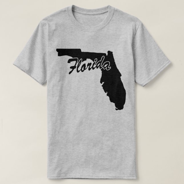 Camiseta Forma Estado De Florida (Diseño del anverso)