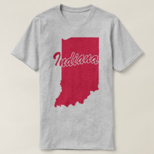 Camiseta Forma Estado De Indiana