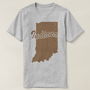 Camiseta Forma Estado De Indiana
