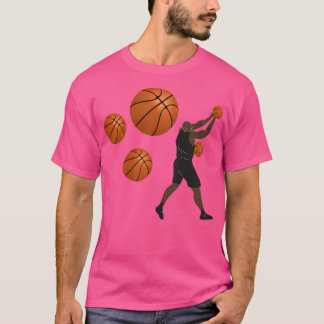 Camiseta Forma geométrica de baloncesto de bajo polibalonce