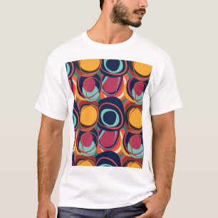 Camiseta Forma Natural Sin Maravilla: Bella Círculo Abstrac