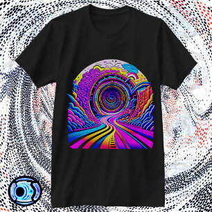 Camiseta Forma psicodélica Vortex