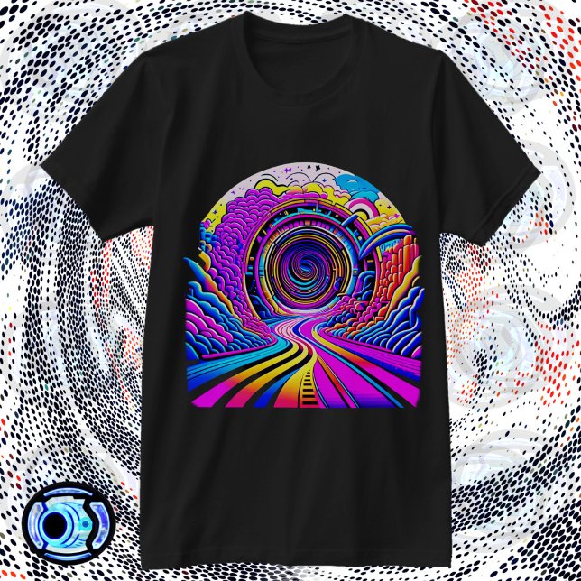 Camiseta Forma psicodélica Vortex (Subido por el creador)