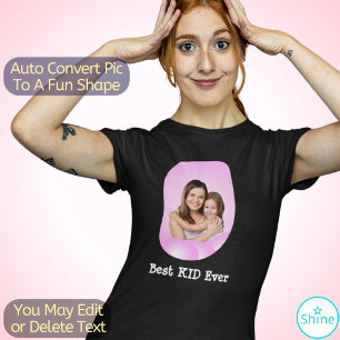 Camiseta Forma única de diversión Personalizado foto imagen