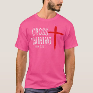 Camiseta Formación cruzada Creencia de entrenamiento cristi