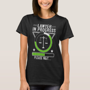 Camiseta Formación de abogado en curso en la Facultad de De