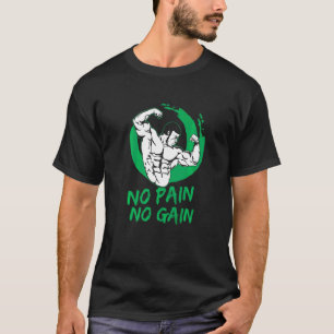 Camiseta Formación De Bodybuilder Sin Dolor Sin Ganancia