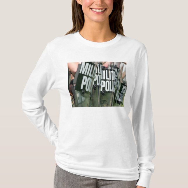 Camiseta Formación de control de disturbios (Anverso)