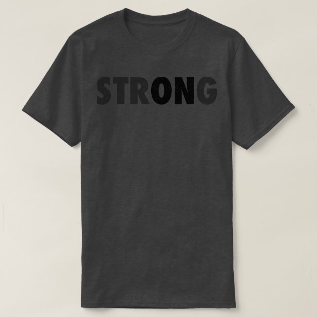 Camiseta Formación de fuerza fuerte (Diseño del anverso)