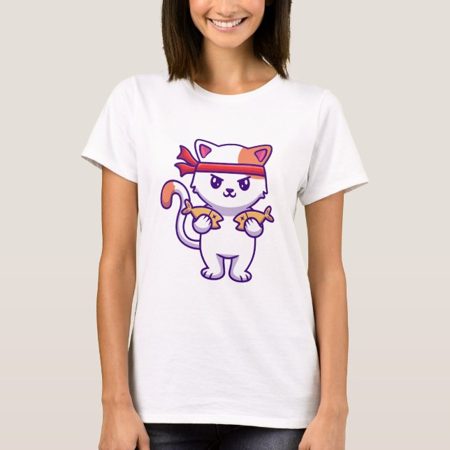 Camiseta Formación de gatitos (Anverso)