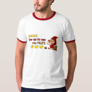 Camiseta Formación de los polluelos para ver mis nueces