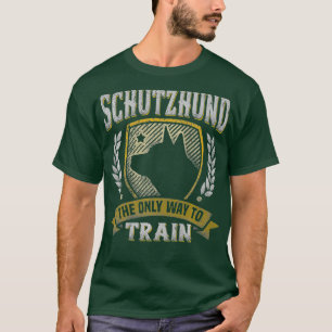 Camiseta Formación de Manejador de Perros de Schutzhund
