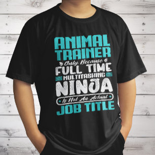 Camiseta Formación divertida para el adiestrador de animale