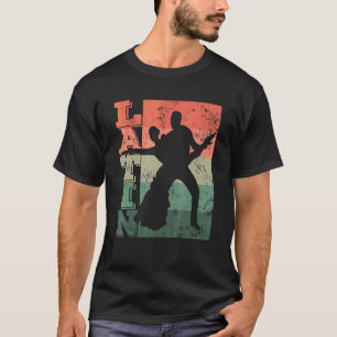 Camiseta Formación Retro de Pareja de Baile Latino Rumba Pa