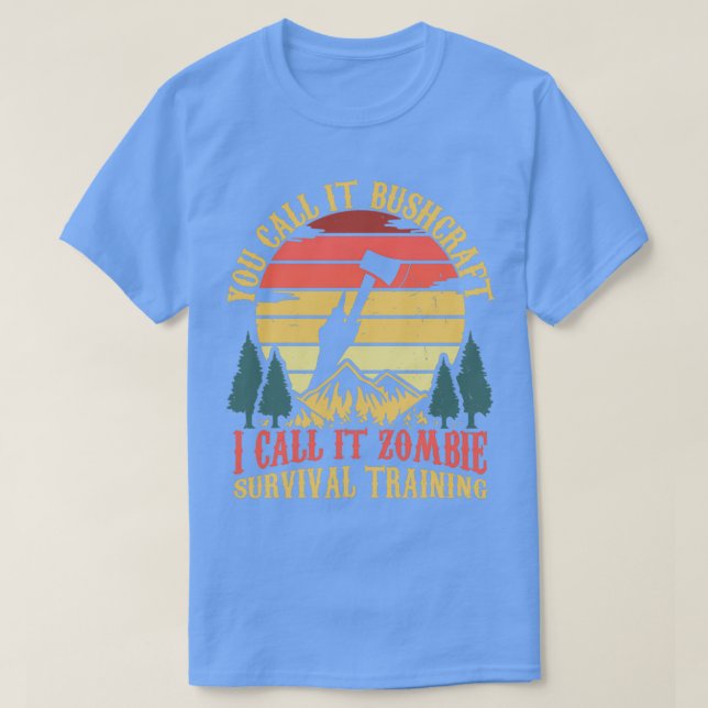 Camiseta Formación sobre la supervivencia de zombi - Artesa (Diseño del anverso)