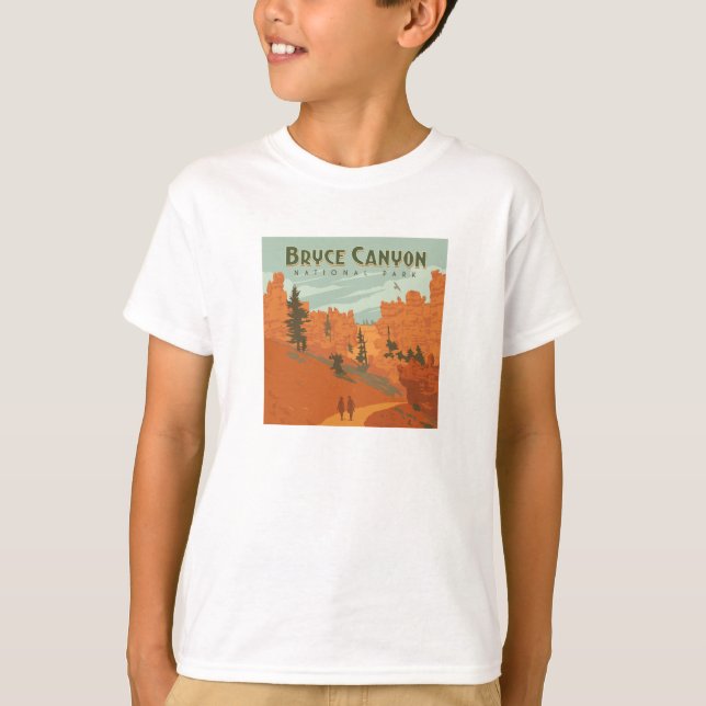 Camiseta Formaciones de Rock del Parque Nacional del Cañón  (Anverso)