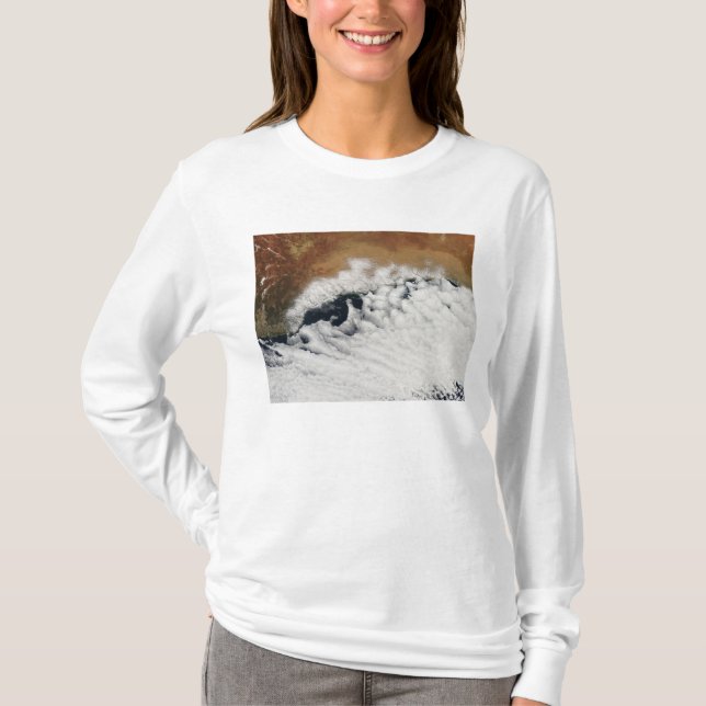 Camiseta Formaciones inusuales de nubes (Anverso)