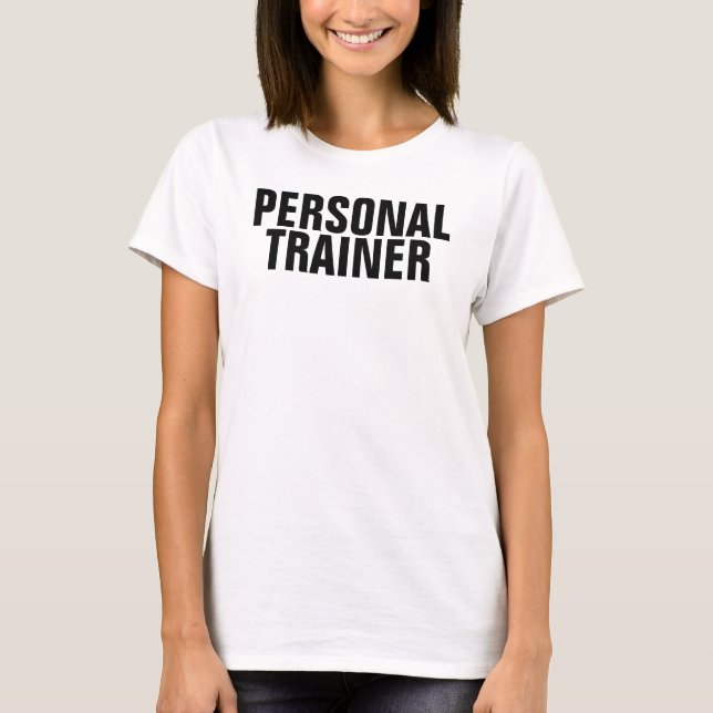 Camiseta Formador personal de entrenamiento de gimnasia fem (Anverso)