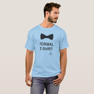 Camiseta formal con la pajarita