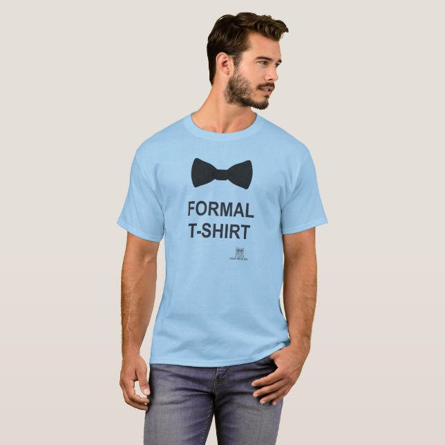 Camiseta formal con la pajarita (Anverso completo)