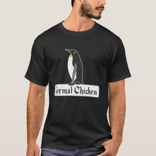Camiseta formal de pingüino de pollo