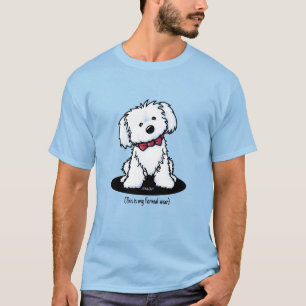 Camiseta formal KiniArt para Maltés