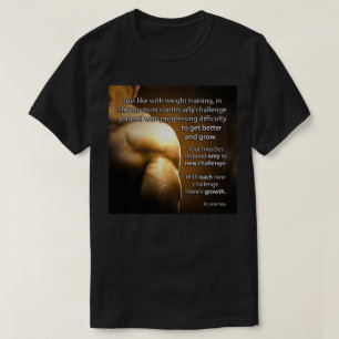 Camiseta Formar palabras motivacionales - Desafío y crecimi