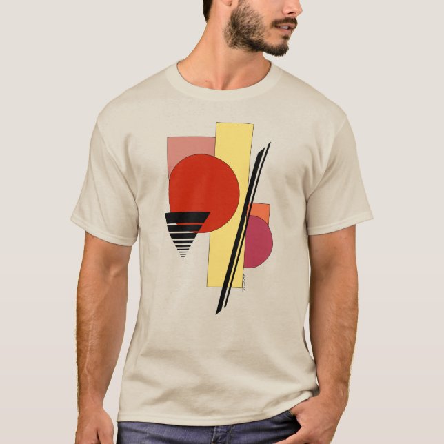 Camiseta Formas abstractas (Anverso)