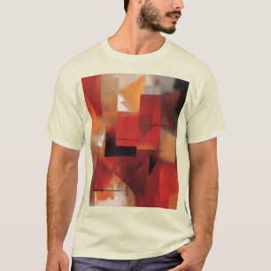 Camiseta Formas abstractas modernas para pintar arte colori