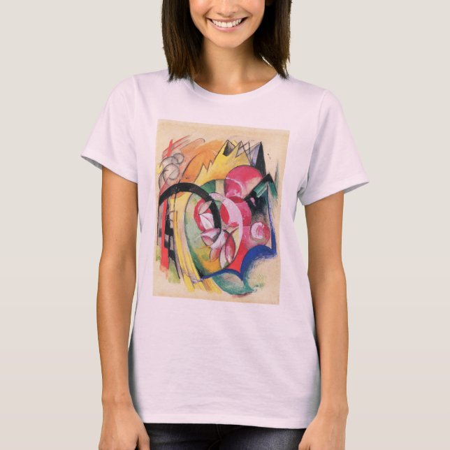 Camiseta Formas abstractas (también conocidas como Flores d (Anverso)