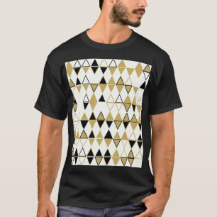 Camiseta Formas coloreadas, patrón abstracto geométrico