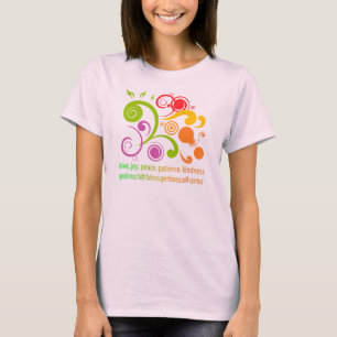 Camiseta Formas coloridas, fruta del alcohol