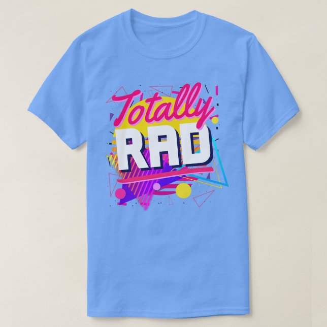 Camiseta Formas completamente rad 80s Estilo geométrico inc (Diseño del anverso)