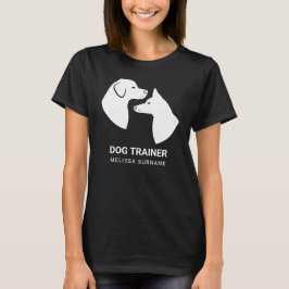Camiseta Formas de Cabezas de Perros Lindos en Blanco - Ent