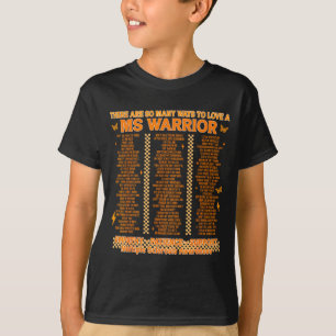 Camiseta Formas de Conciencia de Esclerosis Múltiple Para A