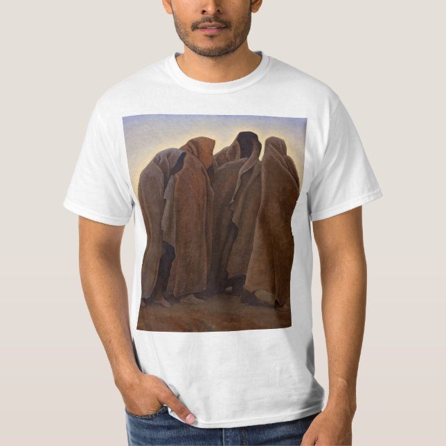 Camiseta Formas de miedo de Maynard Dixon (Anverso)