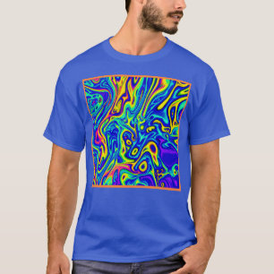 Camiseta Formas de Patrón de Arte Elegante