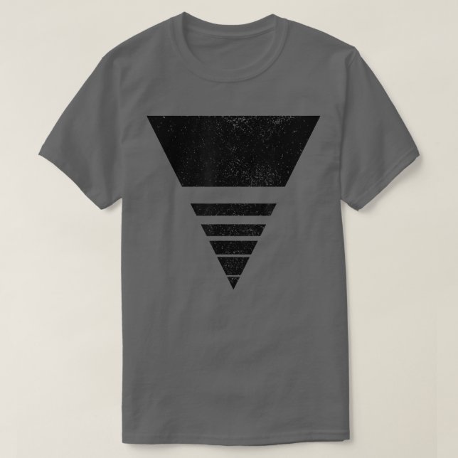 Camiseta Formas de triángulo geométrico segmentadas Dist de (Diseño del anverso)