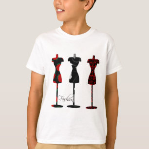 Camiseta Formas del vestido de la moda