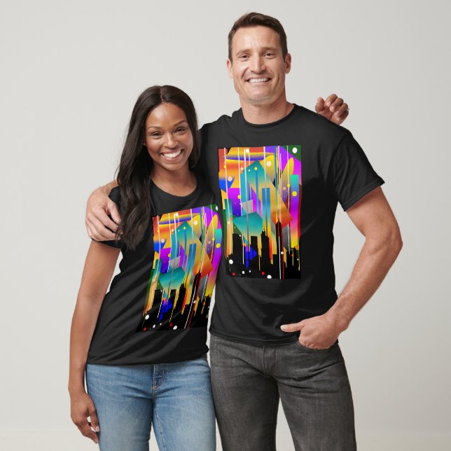 Camiseta Formas geométricas abstractas de Nueva York modern (Unisexo)