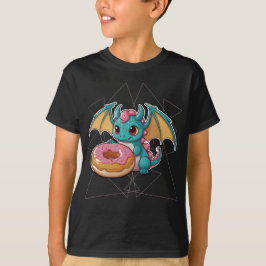 Camiseta Formas geométricas Cute Baby Dragon