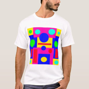Camiseta Formas geométricas de color