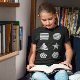 Camiseta Formas geométricas minimalistas Gráfico