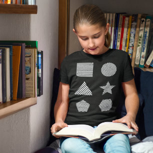 Camiseta Formas geométricas minimalistas Gráfico