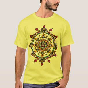 Camiseta Formas Geométricas Modernas Patrón Resumen vibrant