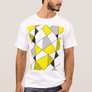 Camiseta Formas Geométricas: Patrón Minimalista sin soldadu