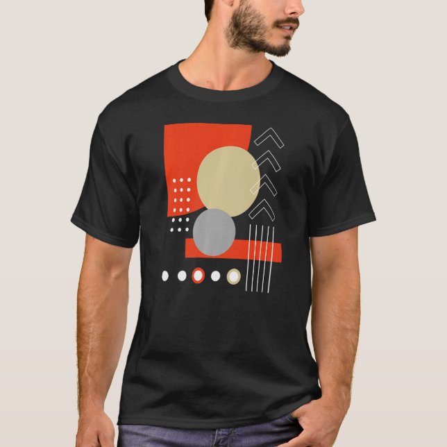Camiseta Formas geométricas Resumen Retro de cosecha modern (Anverso)